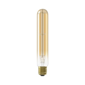 Calex T32 Tubular Filament Led Bulb - E27 Screw - Gold Glass (Dimmable)