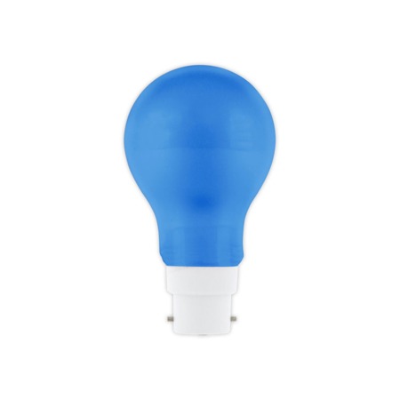 Calex 1W B22 Bayonet Cap GLS A60 SMD LED Party Light Bulb – Blue (240V)