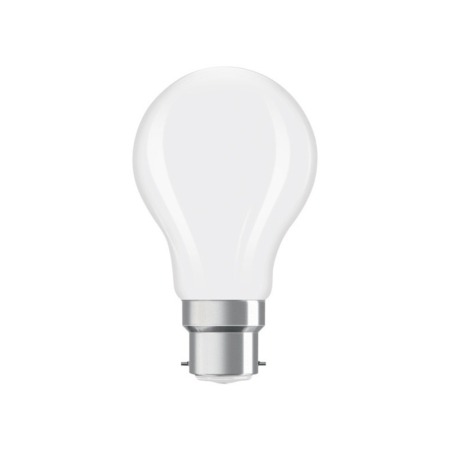 LEDVANCE Classic A60 Dimmable LED Filament Bulb 5.9W (60W Equiv) Frosted – 2700K Warm White (B22 / E27)