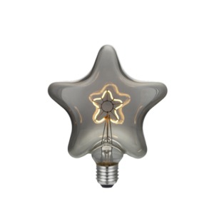 Daylight Italia Star LED Decorative Bulb – E27 Screw (Clear / Gold)