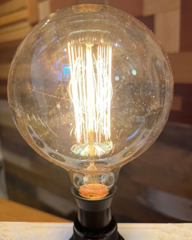We have filament light bulbs in stock available for purchase. #filamentbulbs